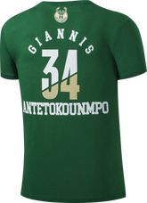Nba Polera Hombre Milwaukee Bucks Giannis Antetokounmpo